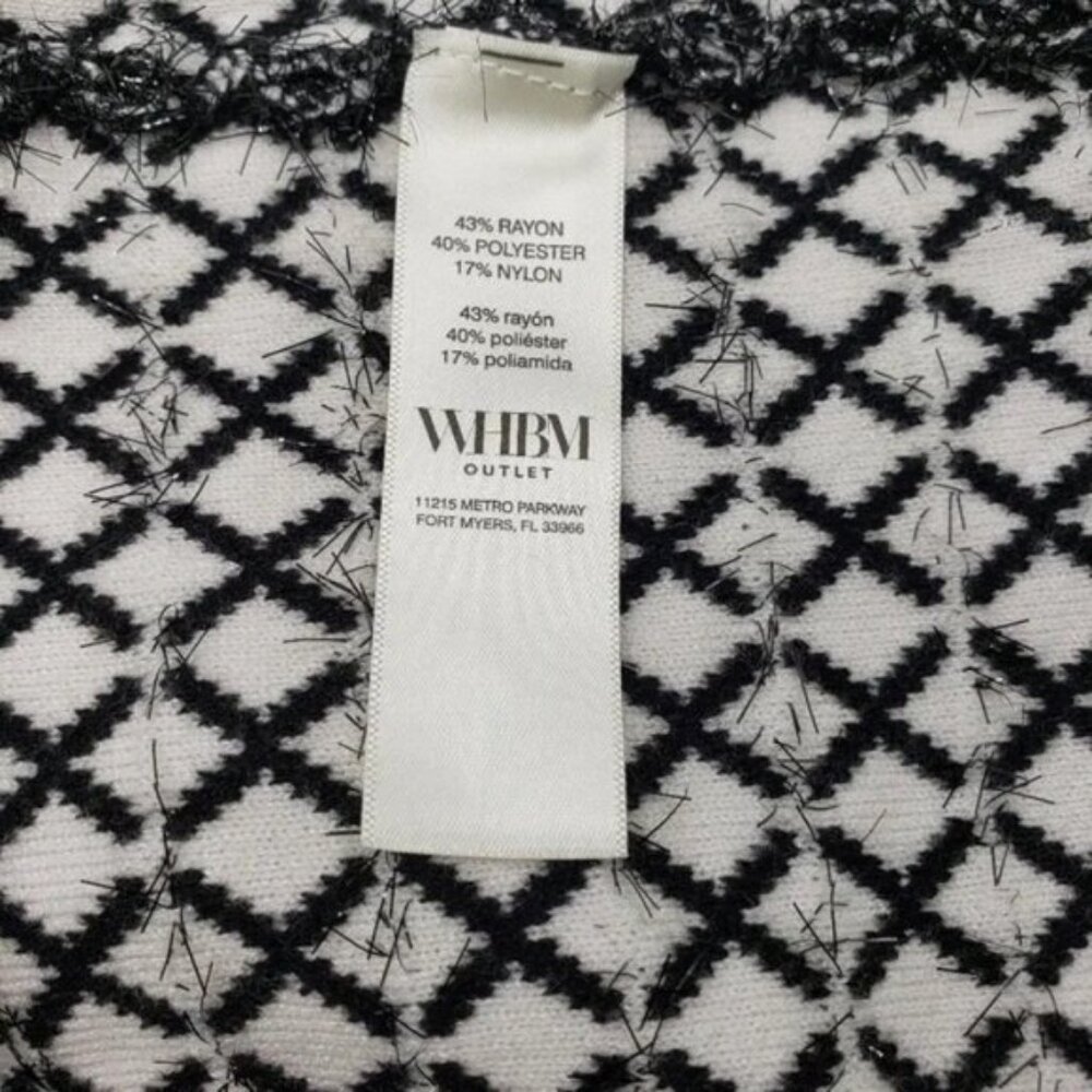 WHBM Eyelash Jacket Cardigan Sweater Top - Picture 7 of 7